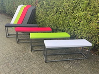 (12x) industriële bank - voorzien van vier gekleurde zittingen - afbeelding 13 van  13