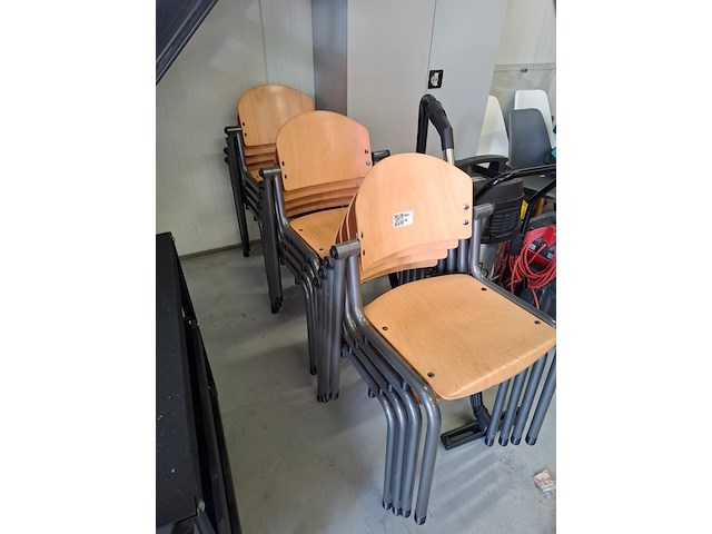 12x kantinestoel - afbeelding 1 van  3