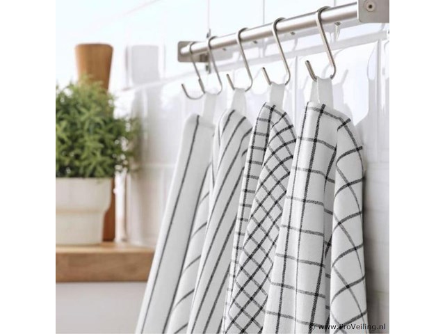 12x keukenhanddoeken 45x60cm - afbeelding 2 van  3