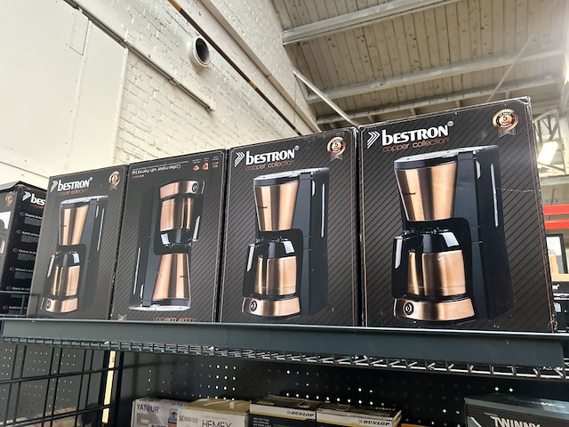 12x koffiezetapparaat bestron, copper collection - afbeelding 2 van  4