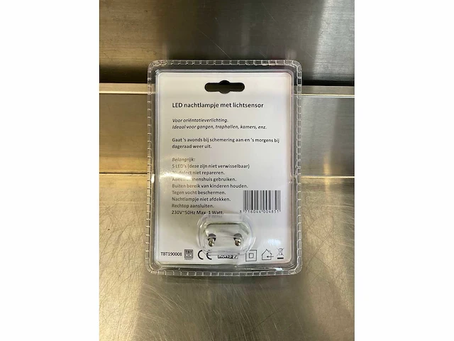 (12x) led nachtlamp - sensor - 5 led’s - afbeelding 5 van  5