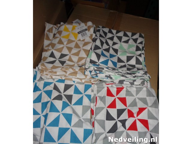 12x luxe theedoek graphic 50x70cm 100% katoen - afbeelding 3 van  3