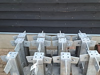 12x metalen poot met grondplaat - afbeelding 4 van  7