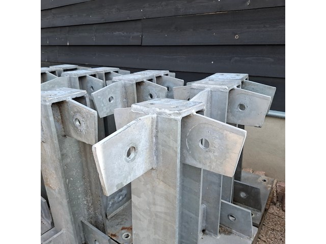 12x metalen poot met grondplaat - afbeelding 5 van  7