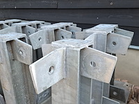 12x metalen poot met grondplaat - afbeelding 5 van  7