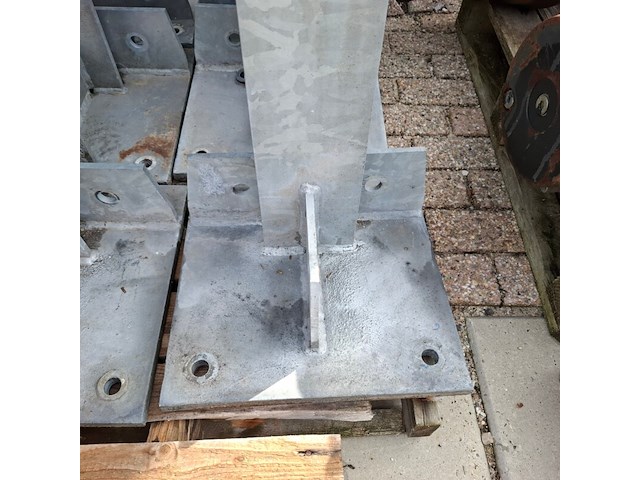 12x metalen poot met grondplaat - afbeelding 7 van  7