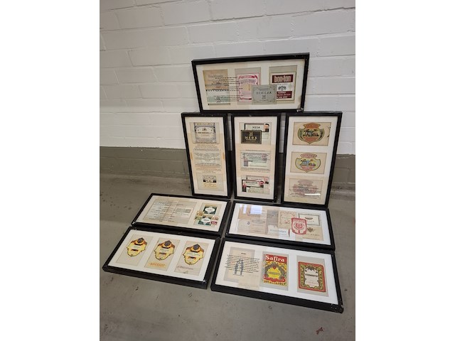 12x nostalgische afbeelding in lijst - afbeelding 1 van  10