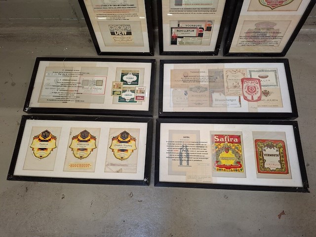 12x nostalgische afbeelding in lijst - afbeelding 7 van  10