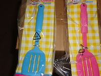 12x nylon spatel voor kinderen 2 assori - afbeelding 3 van  5