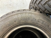 12x ongebruikt trelleborg 20x8.00-10 band - afbeelding 9 van  9