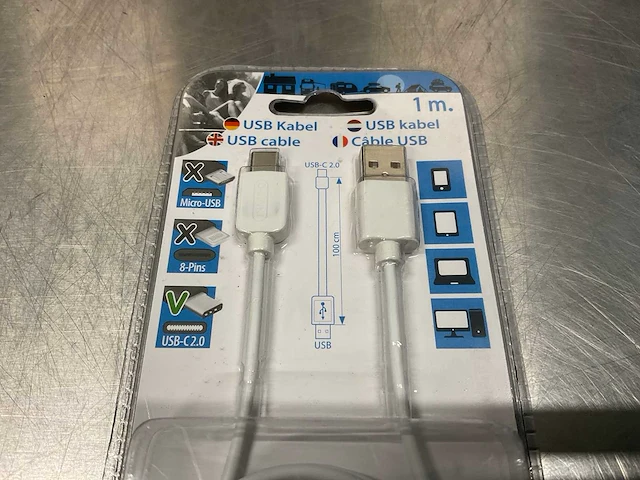 (12x) q-link usb c kabel - 1 mtr - afbeelding 2 van  7