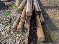 12x ronde houten paal - afbeelding 2 van  6