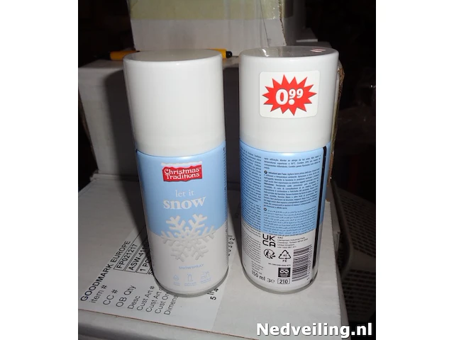 12x snowspray 150ml - afbeelding 3 van  3