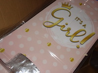 12x warning sign it's a girl - afbeelding 3 van  3