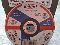 13 doos a 25 stuks doorslijpschijf kelfort, 125x1,0x22,2 mm - afbeelding 2 van  4
