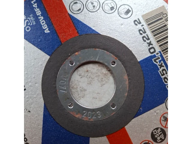 13 doos a 25 stuks doorslijpschijf kelfort, 125x1,0x22,2 mm - afbeelding 4 van  4