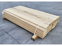 13 m2 afrikaans eiken vloerdelen 18 x 135 mm, lengte 150cm ( 65x ) - afbeelding 4 van  4