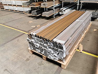 130x composiet hoekprofiel bruin/teak voor gevelbekleding - 280 cm lang - afbeelding 1 van  2