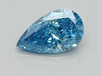 1,32 ct pear cut lichtblauwe topaas – glacier blue