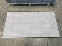 13,3m² hdm akoestische wandpanelen - betongrijs - 138,8x20,1 cm - afbeelding 2 van  8