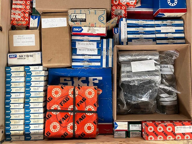 135 kg net bearings from skf, fag, ina, iko, rhp, nke and others - afbeelding 2 van  4