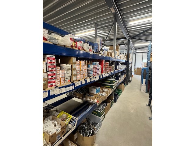 13,5 meter magazijnstelling, grijs/blauw - afbeelding 3 van  8