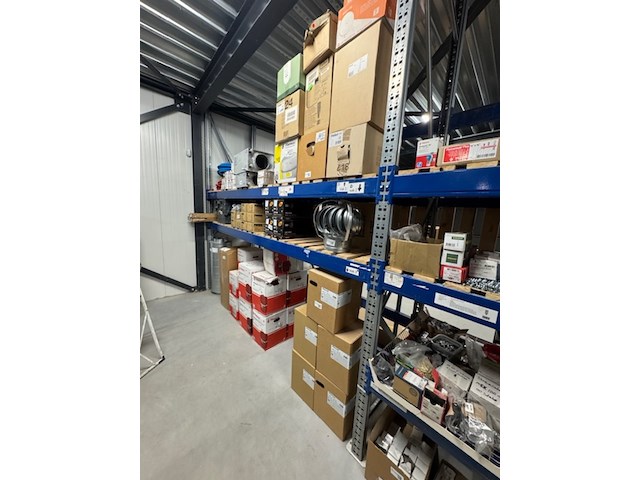 13,5 meter magazijnstelling, grijs/blauw - afbeelding 4 van  8