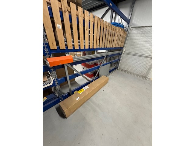 13,5 meter magazijnstelling, grijs/blauw - afbeelding 5 van  8