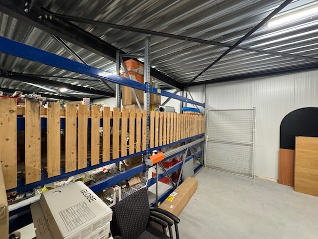 13,5 meter magazijnstelling, grijs/blauw - afbeelding 8 van  8