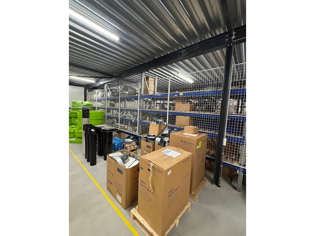 13,5 meter magazijnstelling, grijs/blauw - afbeelding 4 van  8