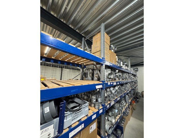 13,5 meter magazijnstelling, grijs/blauw - afbeelding 7 van  8