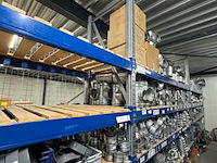 13,5 meter magazijnstelling, grijs/blauw - afbeelding 7 van  8