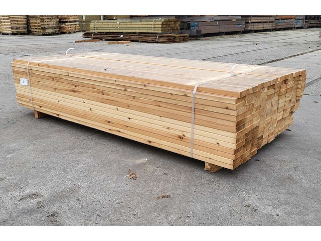 139 x grenen regels 28 x 95 mm geschaafd, lengte 250 cm - afbeelding 3 van  5