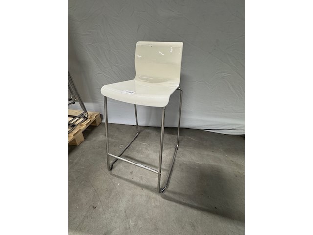 13x barkruk ikea, wit - afbeelding 2 van  4