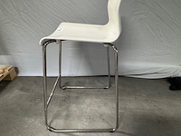 13x barkruk ikea, wit - afbeelding 3 van  4