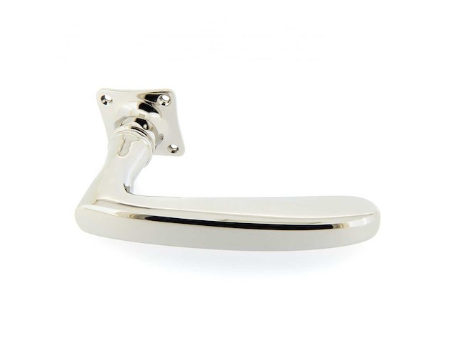 (13x) deurkruk duitsland - nikkel shinny - a-2485 - afbeelding 1 van  1