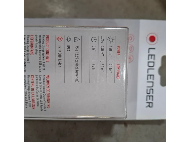 13x diverse led zaklamp ledlenser - afbeelding 3 van  5
