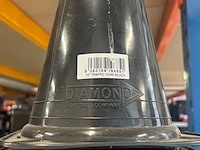 13x pion / verkeerskegel diamond, zwart - afbeelding 3 van  3