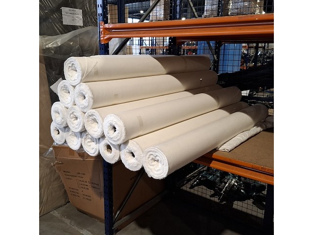 13x rol kaasdoek, wit gebleekt - afbeelding 1 van  4