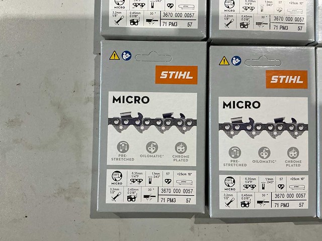 13x stihl 3670 000 0057 ketting voor kettingzaag - afbeelding 2 van  2