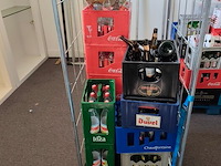14 bakken frisdrank vol en gedeeltelijk gevuld, 12 bakken leeggoed, 9 bakken diverse bieren (5,6,7) - afbeelding 7 van  8