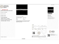 14 karaat geelgouden armband met 10,02 crt. diamant - afbeelding 2 van  8