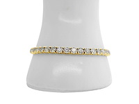 14 karaat geelgouden armband met 15,19 crt. natuurlijke diamant - afbeelding 6 van  6