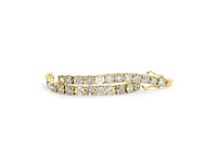 14 karaat geelgouden armband met 15,19 crt. natuurlijke diamant - afbeelding 1 van  6