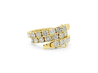 14 karaat geelgouden armband met 15,19 crt. natuurlijke diamant - afbeelding 5 van  6