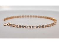 14 karaat geelgouden armband met 4,28 ct. diamant - afbeelding 4 van  7