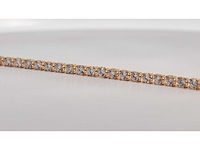 14 karaat geelgouden armband met 4,28 ct. diamant - afbeelding 5 van  7