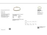 14 karaat geelgouden armband met 6,74 crt. diamant - afbeelding 2 van  9