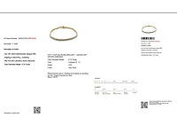 14 karaat geelgouden armband met 6,74 crt. diamant - afbeelding 2 van  10