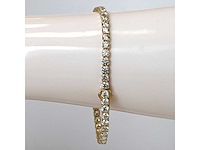 14 karaat geelgouden armband met 8,81 crt. diamant - afbeelding 10 van  11